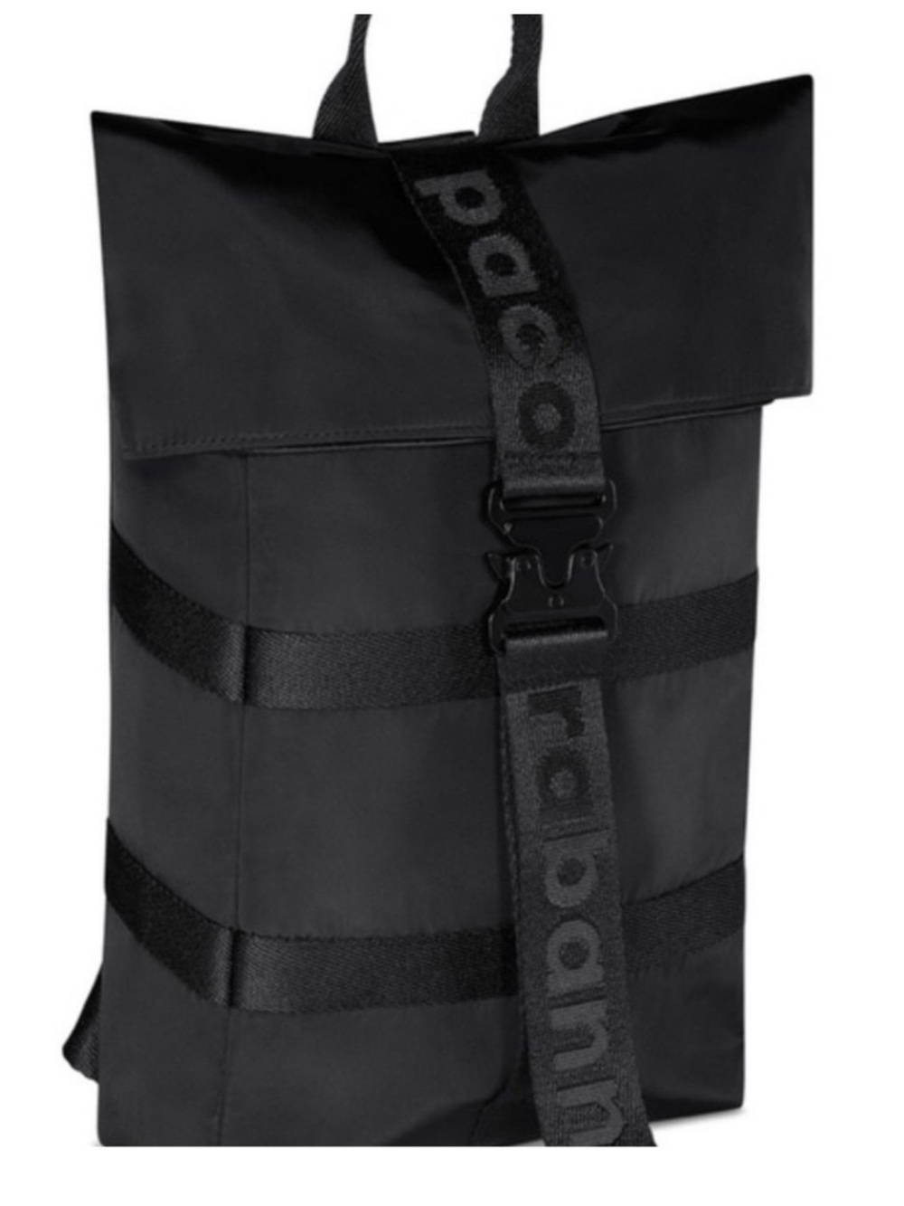Paco Rabanne Black Nylon Phantom Backpack, Men’s or Unisex